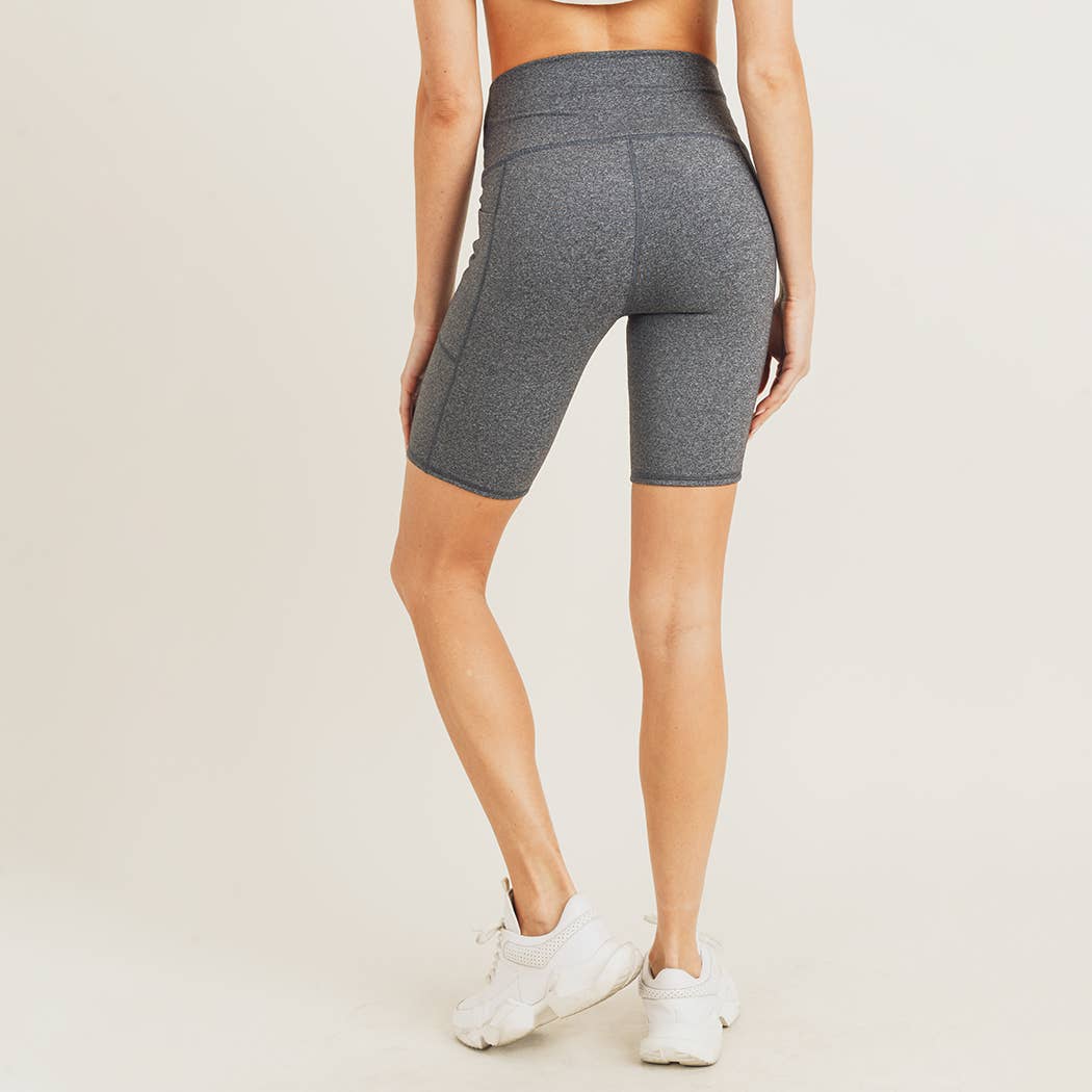 Tapered Band Essential Biker Shorts