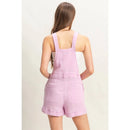 HF25C466 Double Gauze Overall Romper with Front Pockets HYFVE