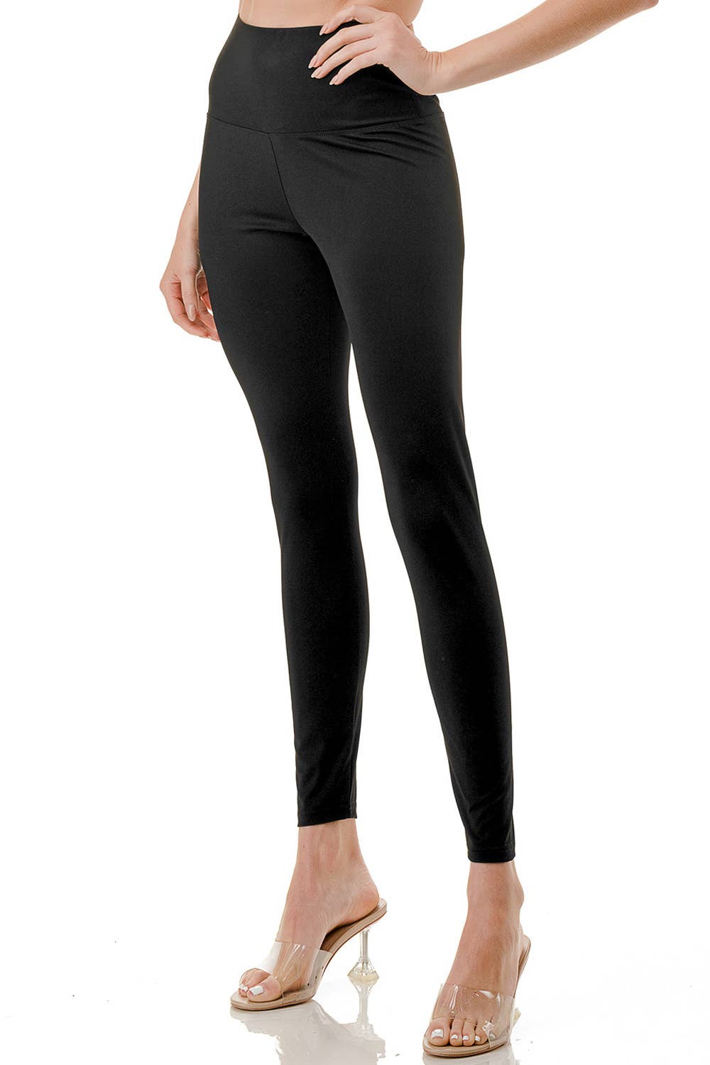 TC06 SOLID HIGH WAIST YOGA LEGGINGS