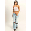 Halter Cutout Crop Top HYFVE