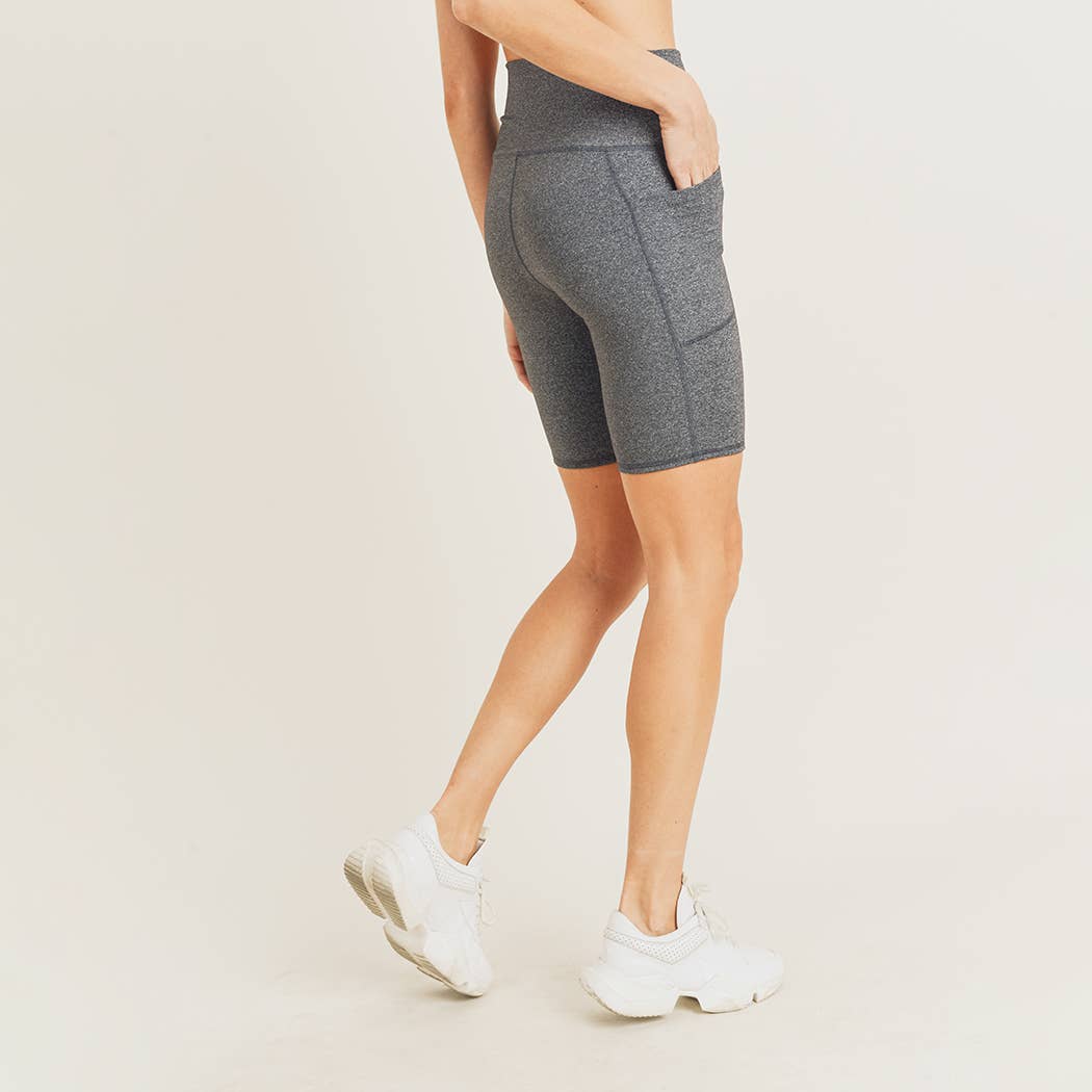 Tapered Band Essential Biker Shorts