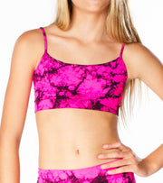 Marble Tie Dye Bandeau Bra Cami Girls