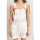 HF25C466 Double Gauze Overall Romper with Front Pockets HYFVE