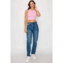 Cropped High Neck Tank Top for Effortless Style and Comfort UP CLOTHING