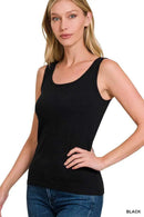".Cotton Jersey Basic Tank