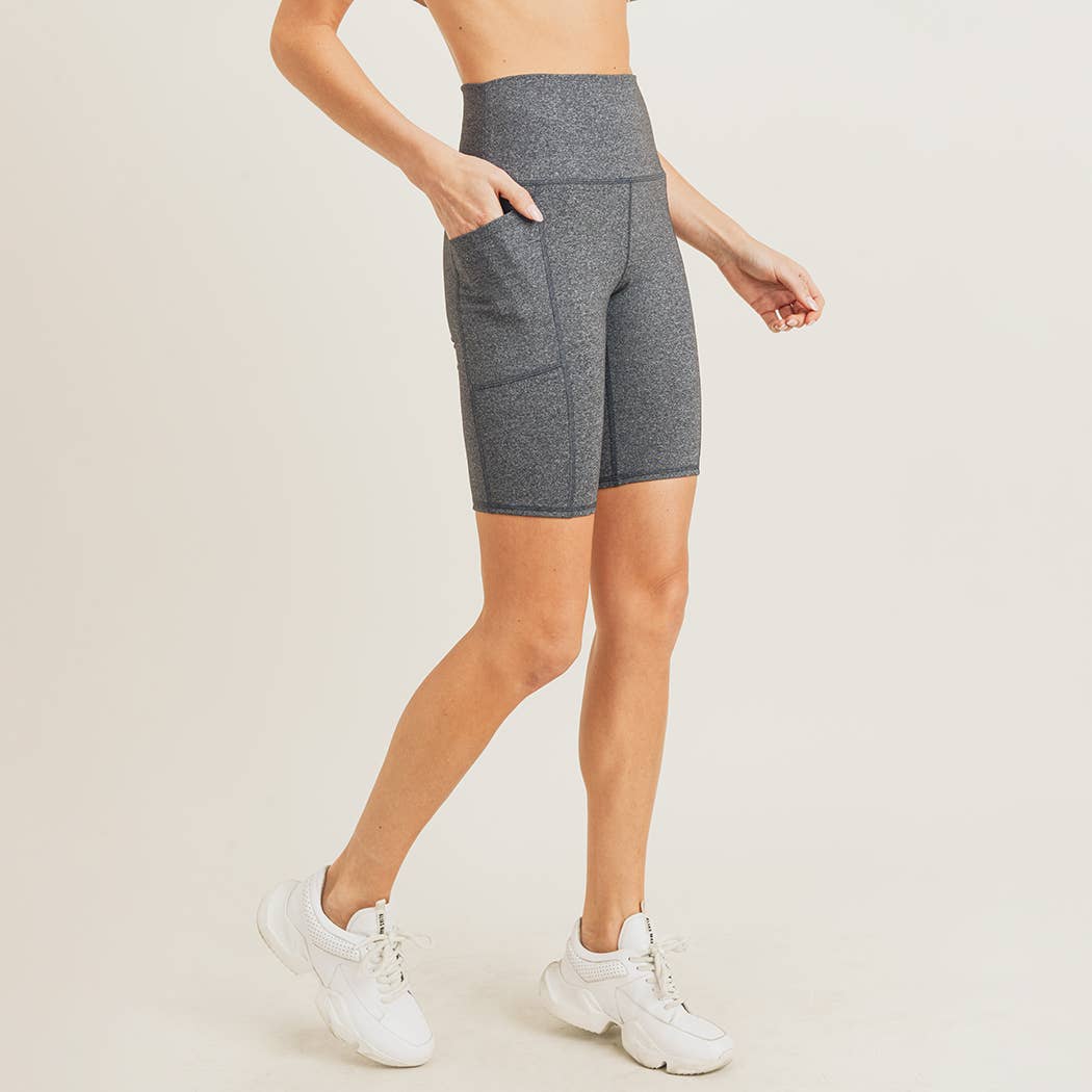 Tapered Band Essential Biker Shorts