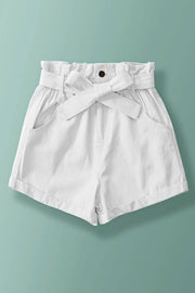 BELTED PAPERBAG SHORTS