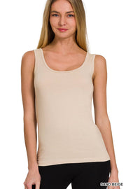 ".Cotton Jersey Basic Tank