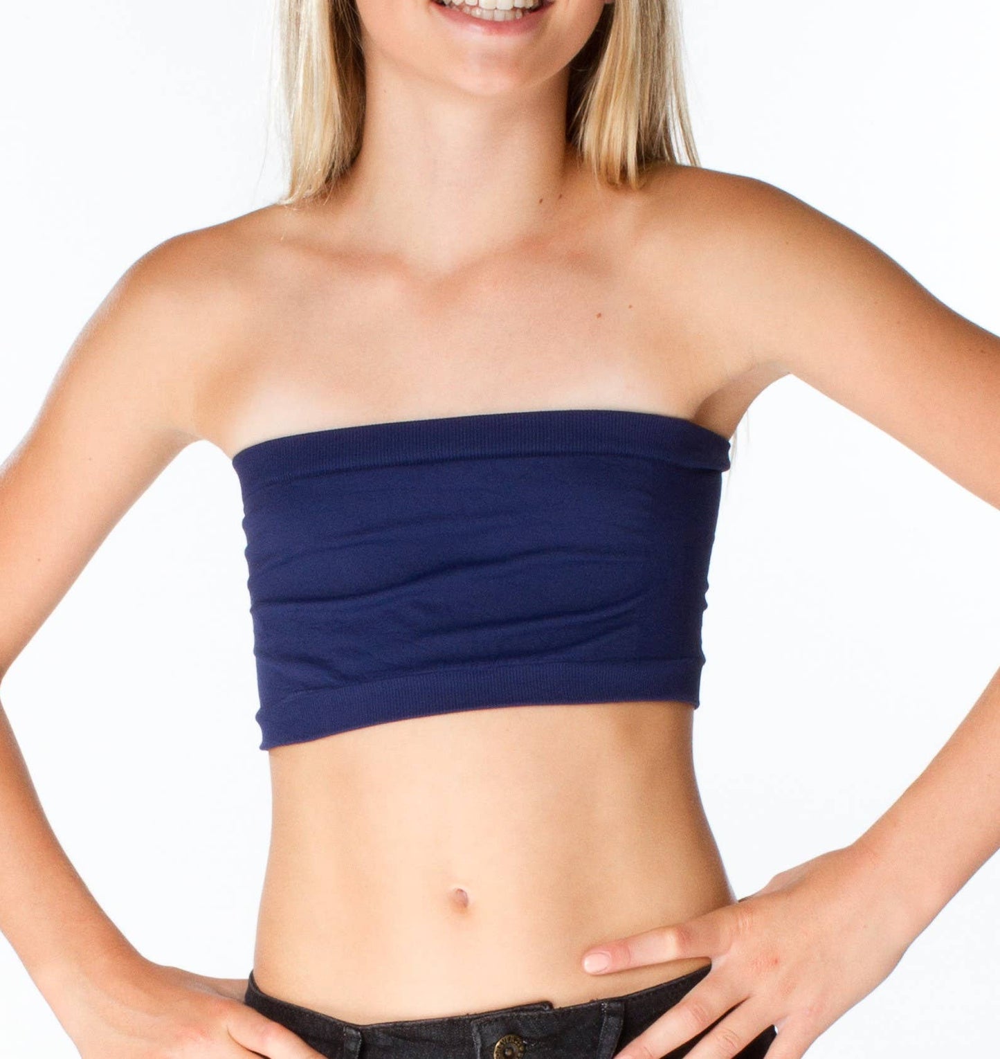 Solid Bandeau Top Girls 7-10 - Kids Clothes - 17 COLORS!