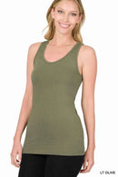 ".Cotton Jersey Basic Tank