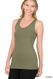 ".Cotton Jersey Basic Tank