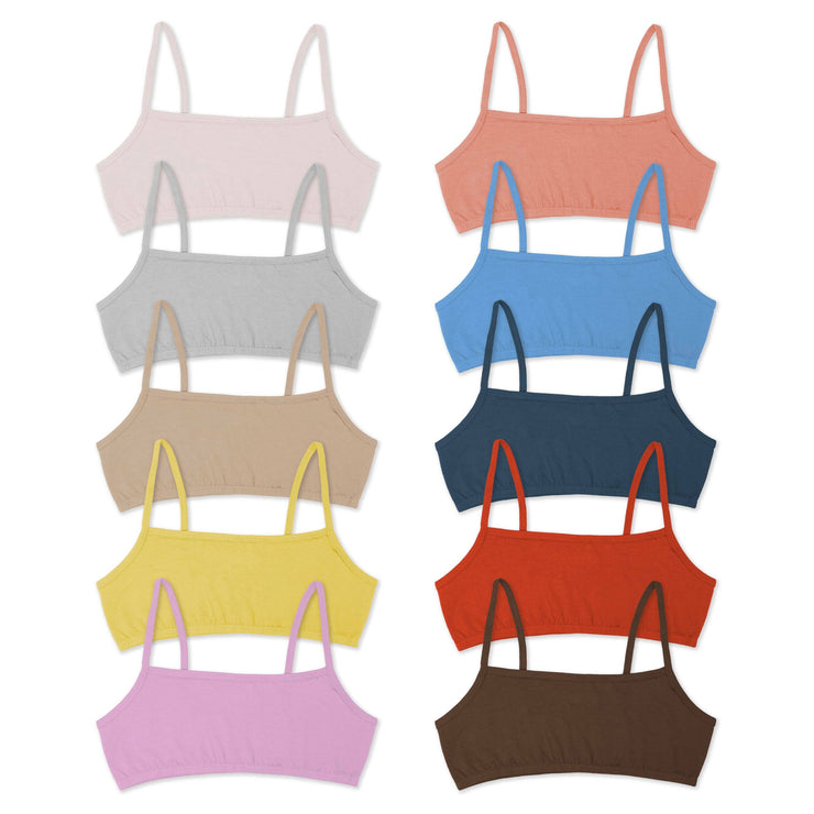 Cotton Cropped Cami Training Bra