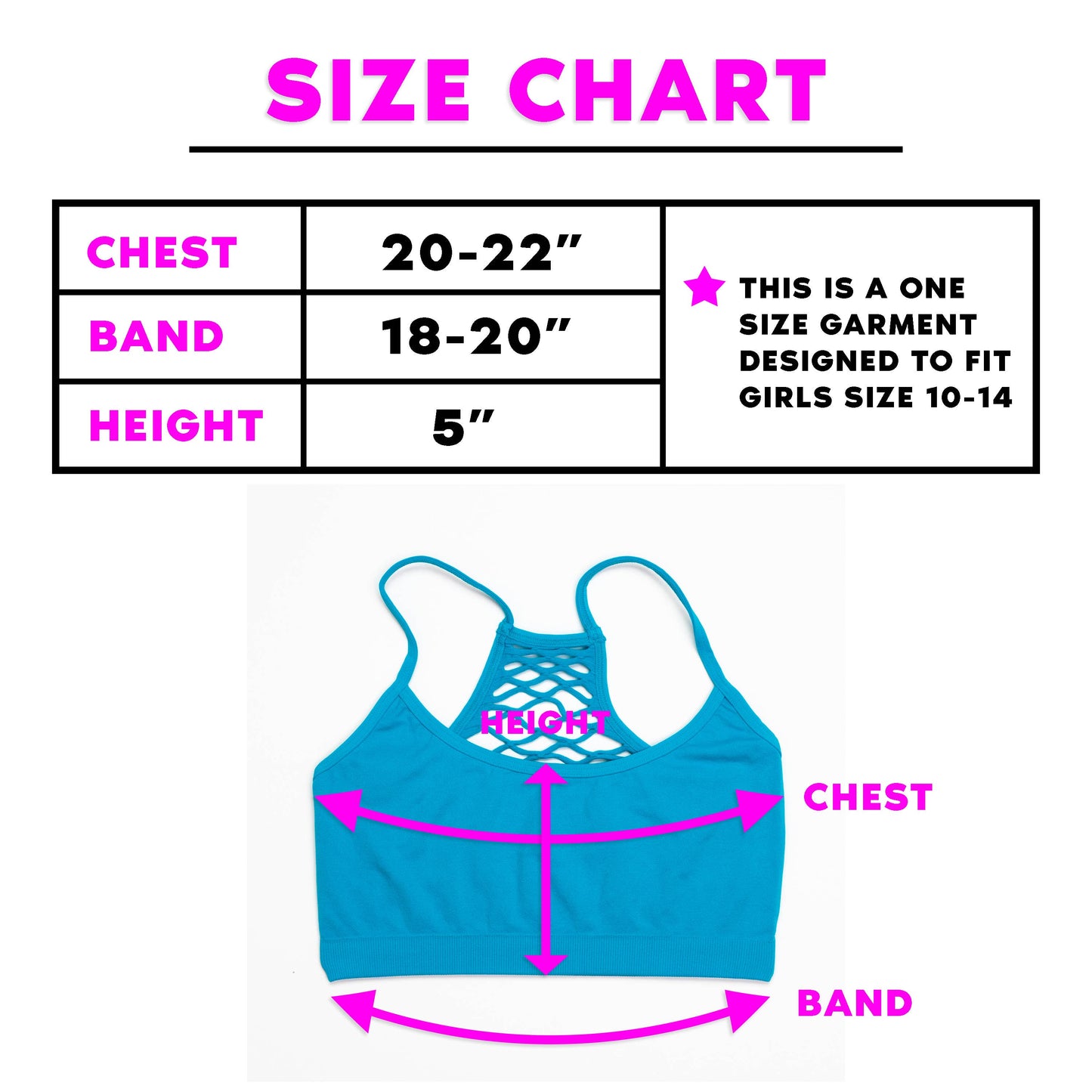 boo bra cami girls