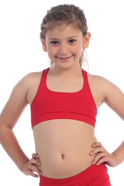 KIDS RACERBACK COPPED TANK TOP
