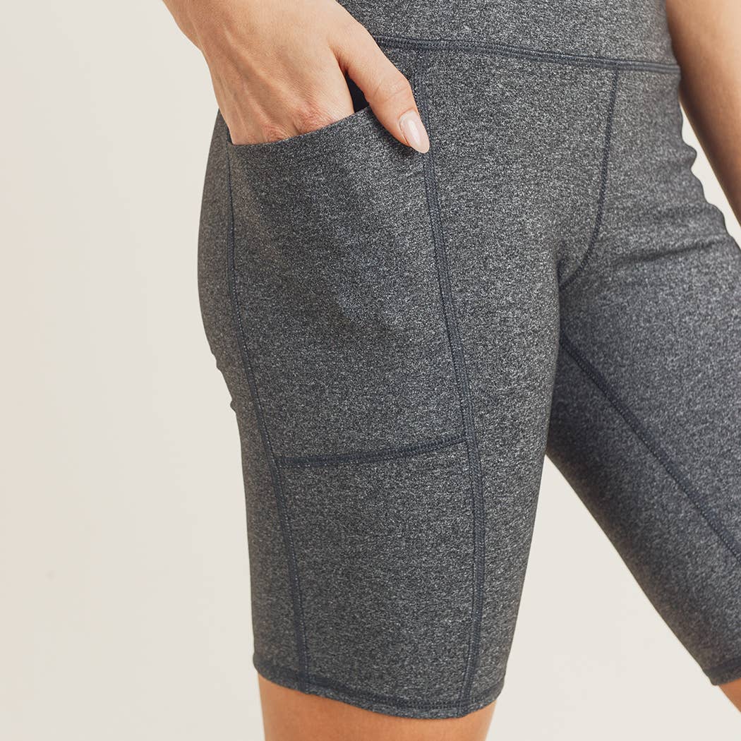 Tapered Band Essential Biker Shorts