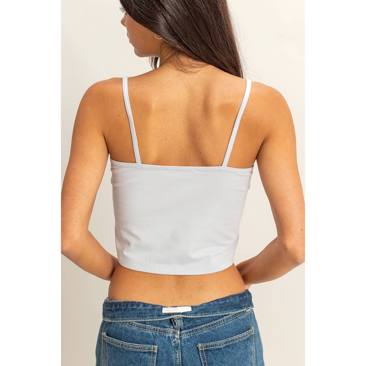 DZ22C574-Basic Cami Crop Top