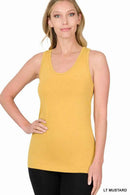 ".Cotton Jersey Basic Tank
