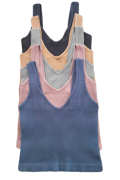 Ribbed Tank Crop Top