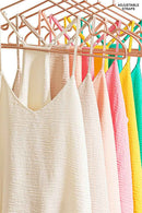 Adjustable Strap V-neck Cami Top
