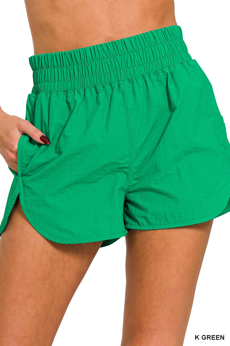 Track Shorts w/ side-pockets (unlined)