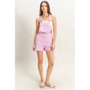 HF25C466 Double Gauze Overall Romper with Front Pockets HYFVE