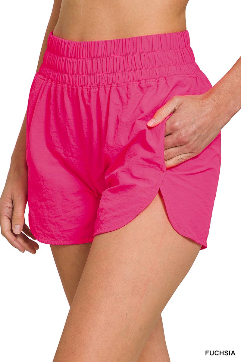 Track Shorts w/ side-pockets (unlined)