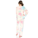 Women's Fun Prints Tie Dye Fleece Pajama Sets and Pants Urban Look