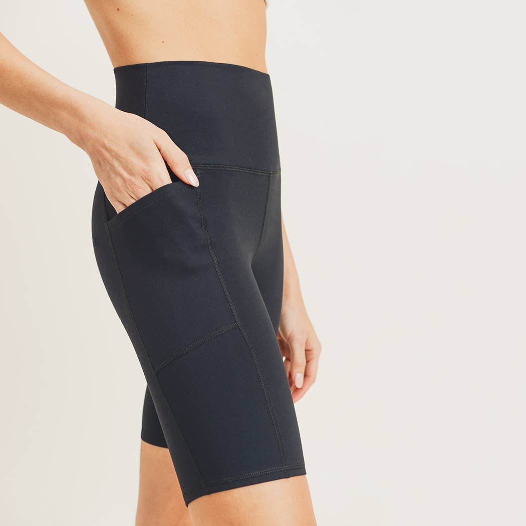 Tapered Band Essential Biker Shorts