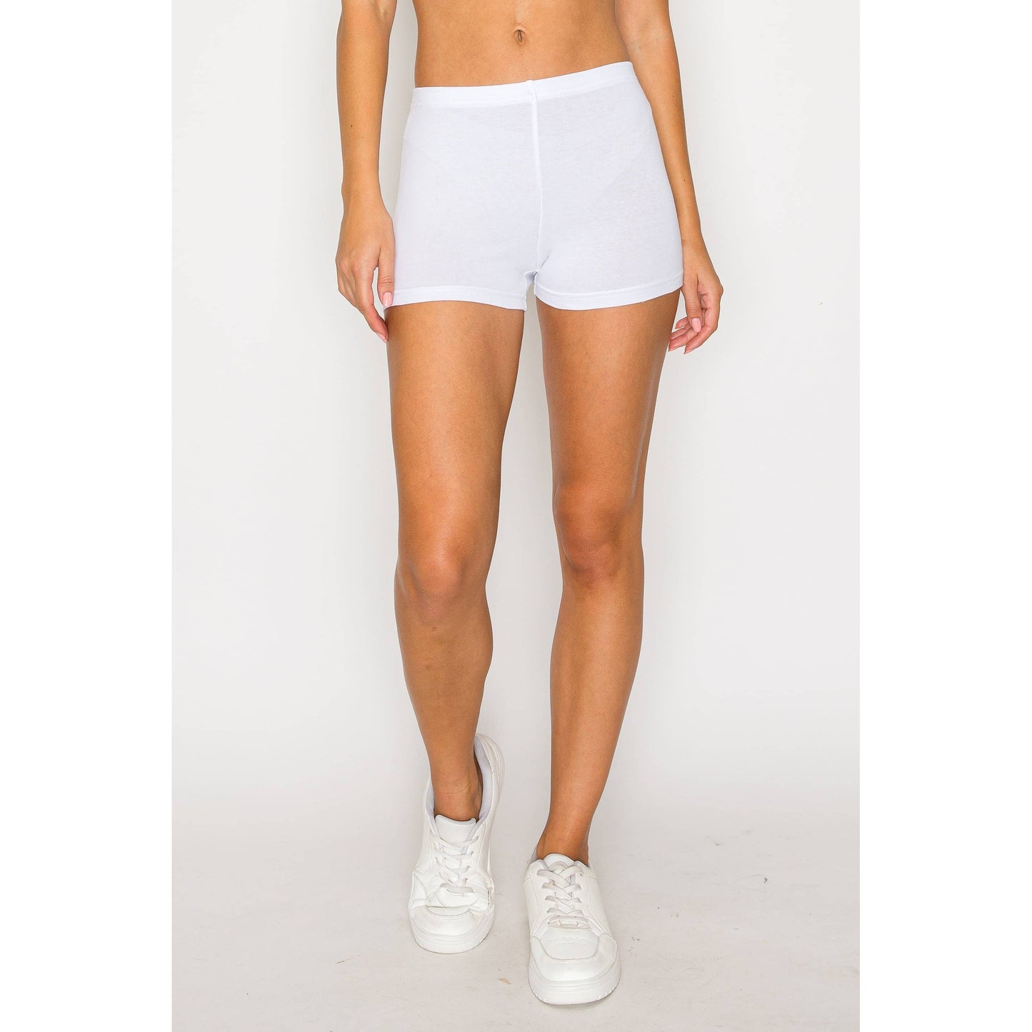 High Waist Mini Biker Shorts