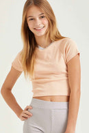 Twisted Open Back Crop Top
