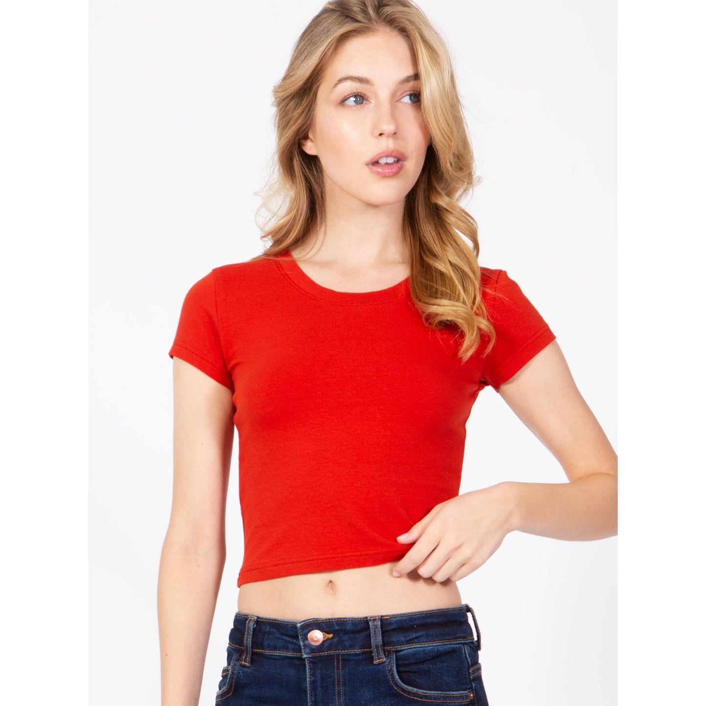 Crop Top Baby Tee T-Shirt