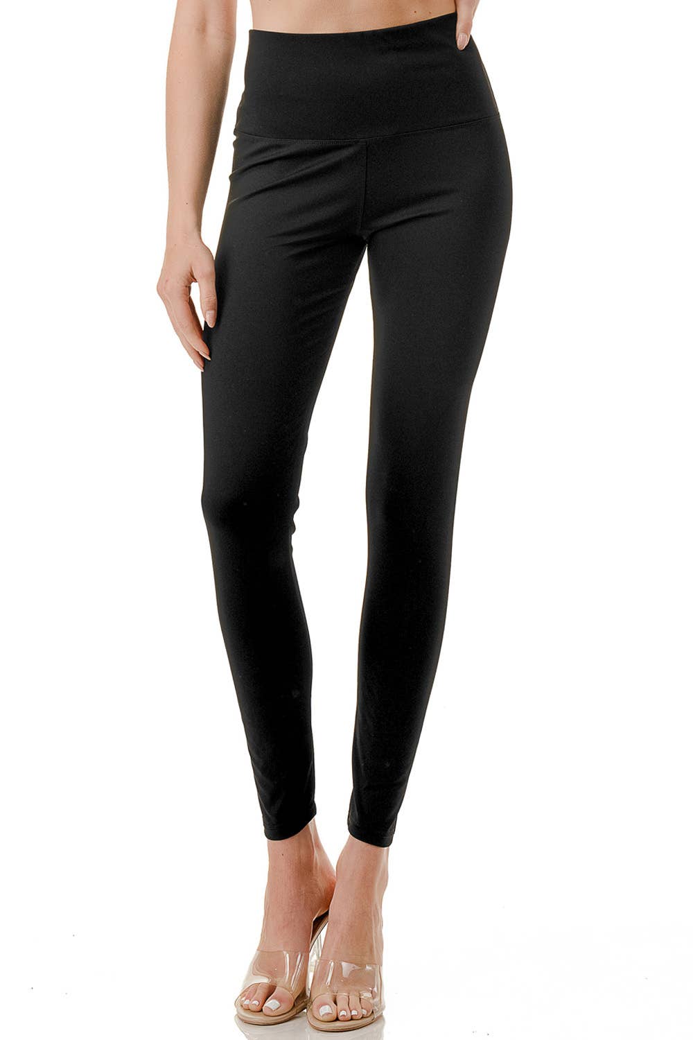 TC06 SOLID HIGH WAIST YOGA LEGGINGS