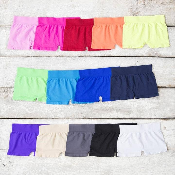 Solid Boy Shorts Girls