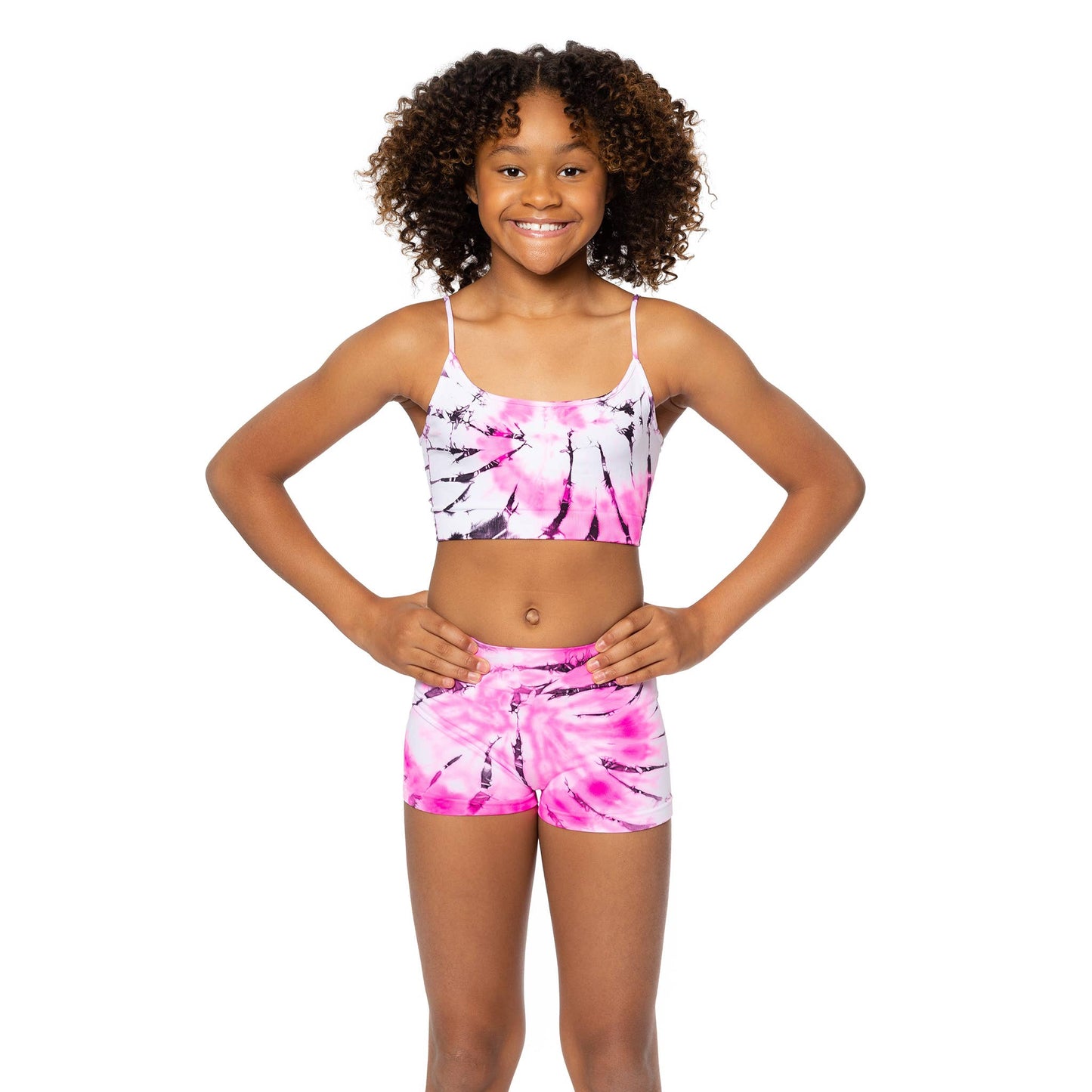 Swirl Tie Dye Boy Shorts Girls