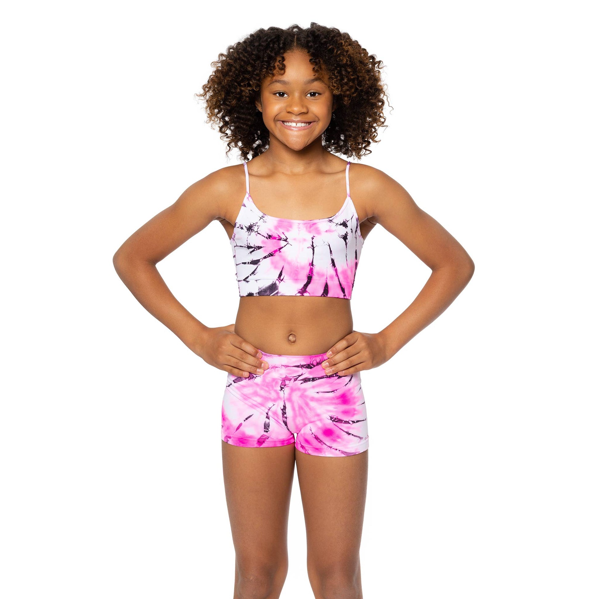 Swirl Tie Dye Boy Shorts Girls