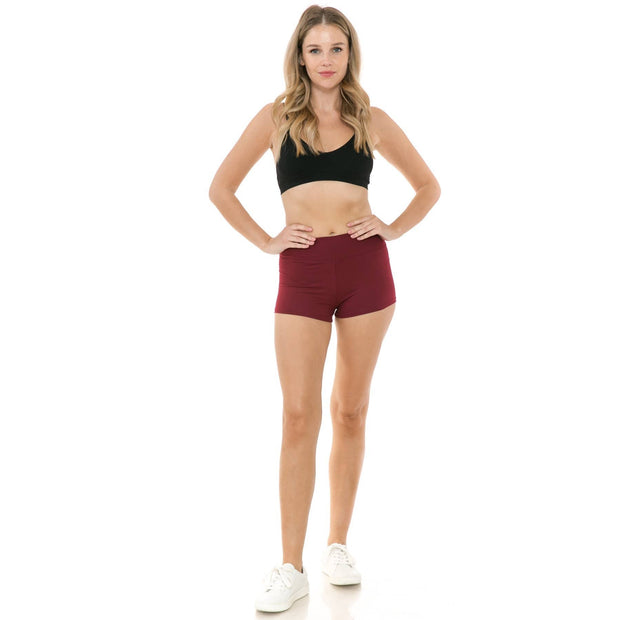 Buttery Soft Yoga Style Mini Shorts