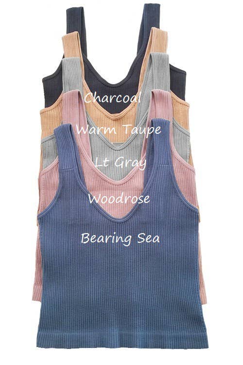 Ribbed Tank Crop Top