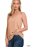 Adjustable Strap V-neck Cami Top