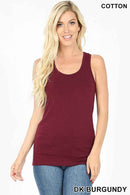 ".Cotton Jersey Basic Tank