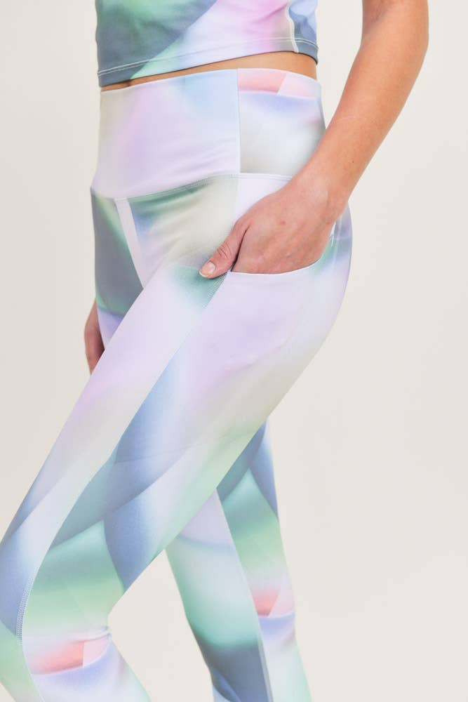 Ombre Kaleidoscope Two Highwaist Leggings