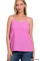 Adjustable Strap V-neck Cami Top