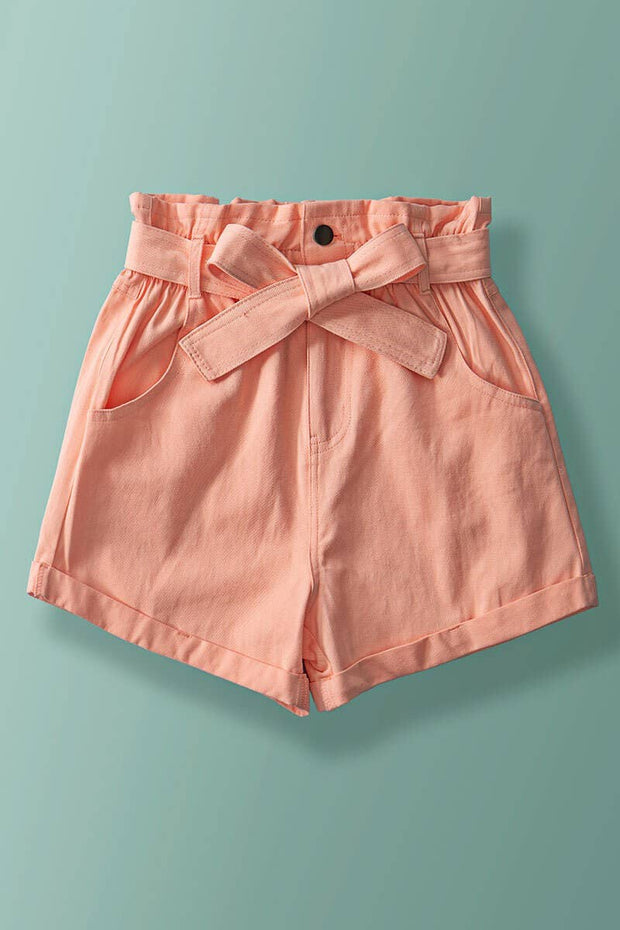BELTED PAPERBAG SHORTS