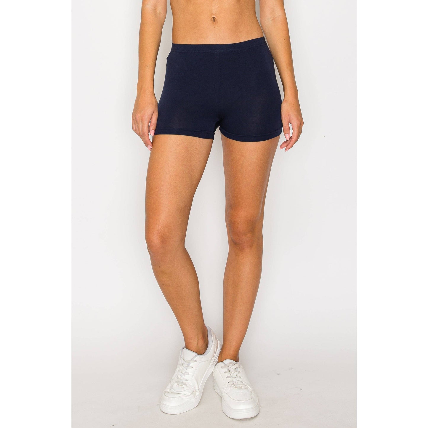 High Waist Mini Biker Shorts