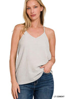 Adjustable Strap V-neck Cami Top
