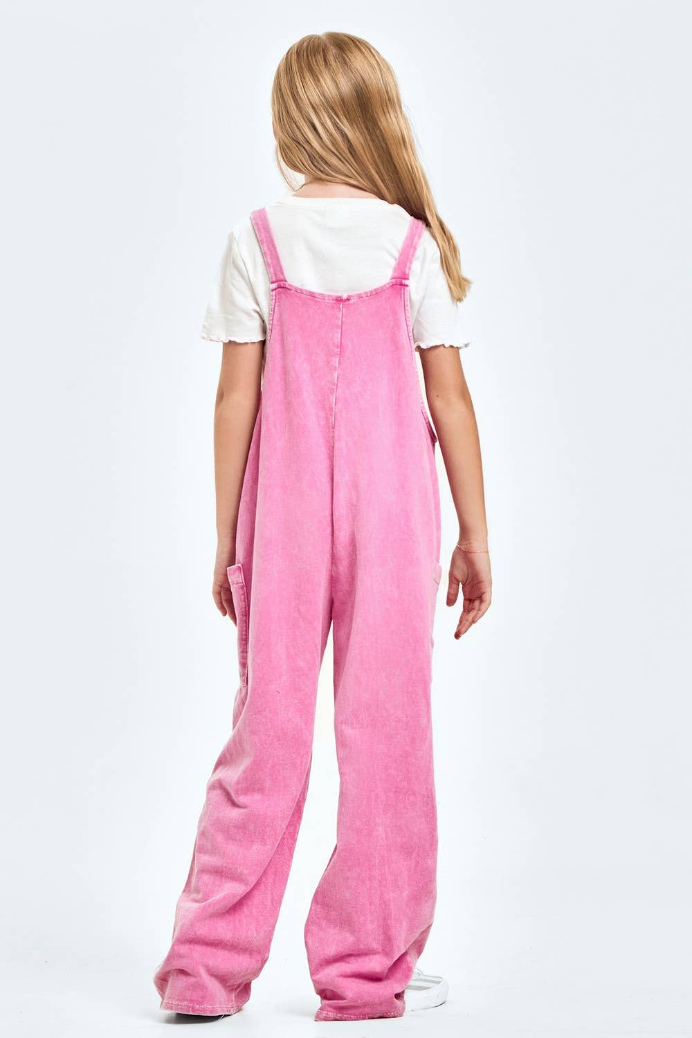 Mineral wash overall/jumpsuit/onesie