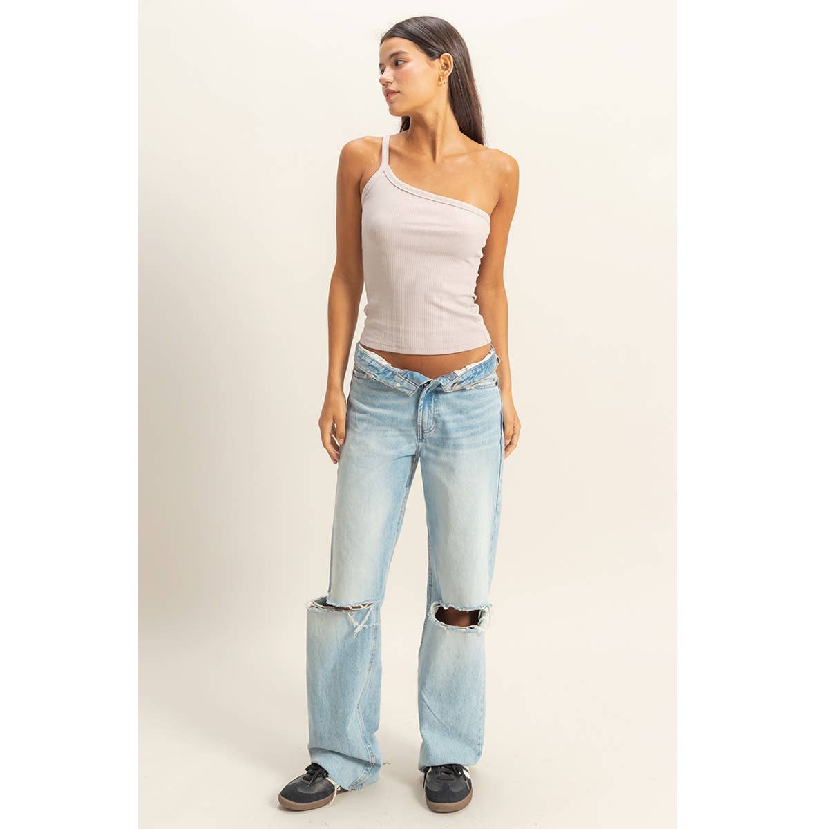 DZ23E511-One-Shoulder Cami Top