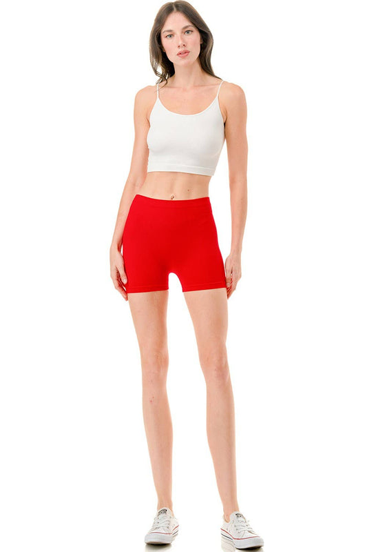 R11 SOLID RIBBED BASIC SHORTS