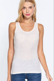 RACERBACK RIB TANK TOP
