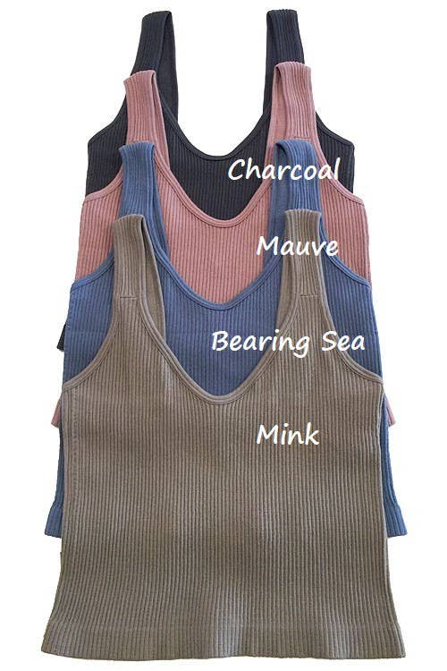 Ribbed Tank Crop Top