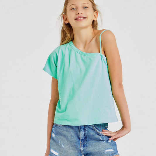 Shoulder Crop Top